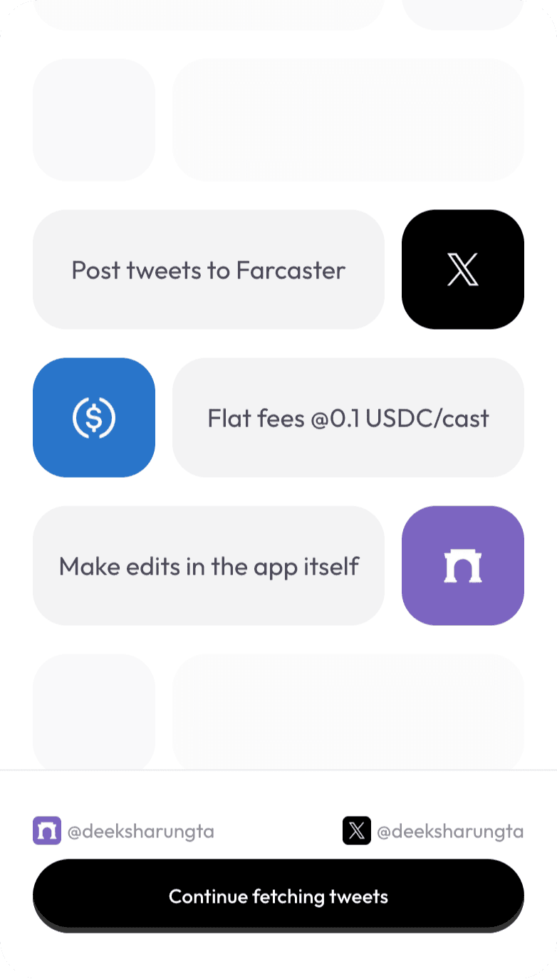 Parrot — overview tiles & flat fee
